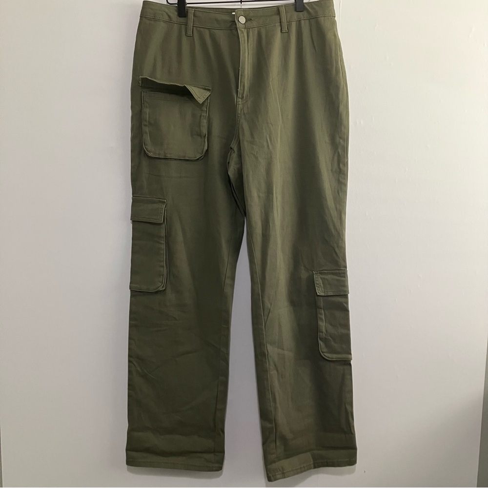 love, fire Olive Green Cargo Pants SIze 15